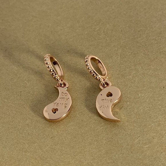 Pandora Splittable Yin & Yang Sparkling Dangle Charm - Picture 10 of 12